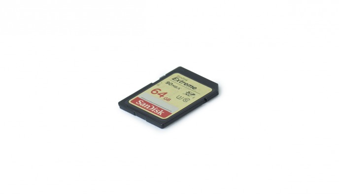 SD Card 64GB // 90MB/s // SDXC-I C10 U3