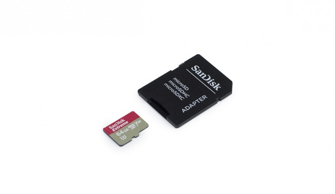 MicroSD Card 64GB // 90MB/s // MicroSDXC-I C10 U3