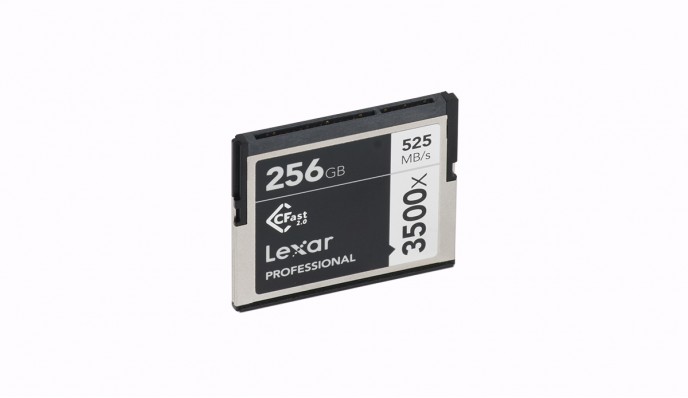 CFast 2.0 Card 256GB // 525MB/s - 3500X (4K)