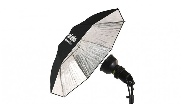 Silver Umbrella (medium: 105cm)