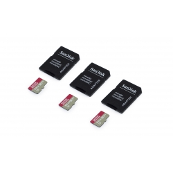 3x MicroSD Card 64GB // 90MB/s // MicroSDXC-I C10 U3
