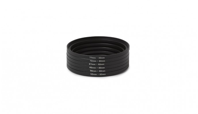82mm Step Up Ring Kit (52mm to 82mm)